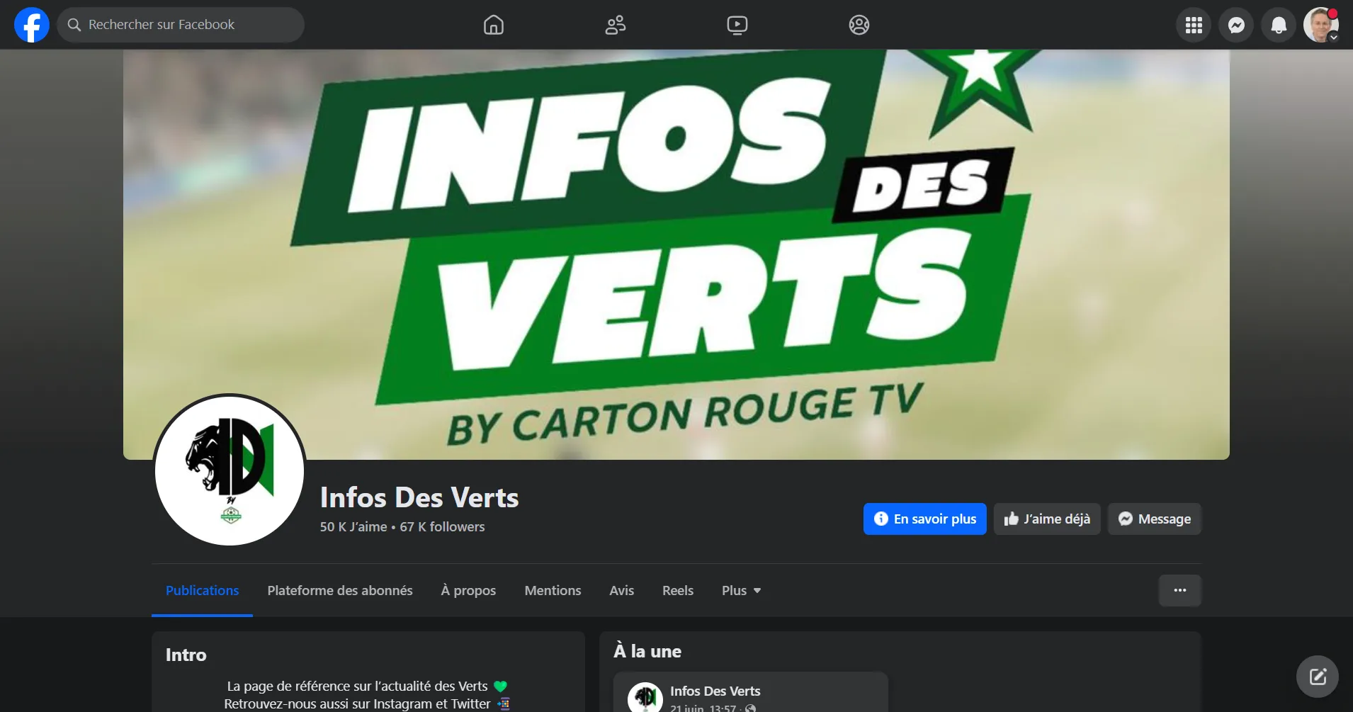 Affichette info des verts FB