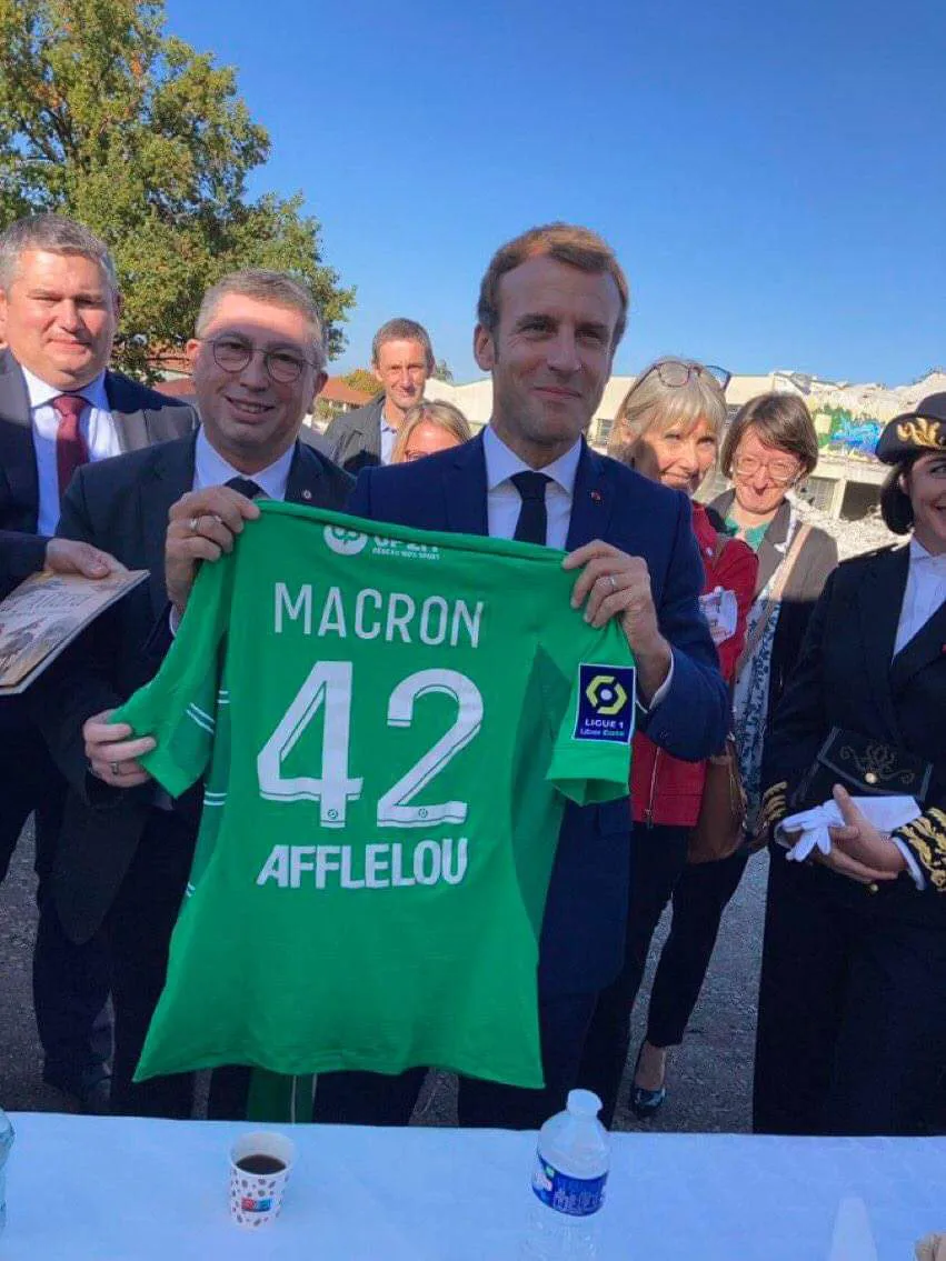 Section 38 - Le président Macron en visite chez les verts